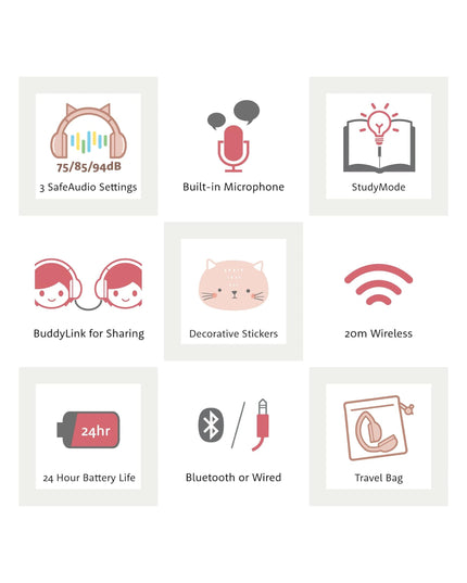 BuddyPhones PlayEars+ - Fox