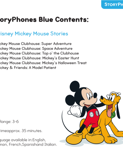 Disney StoryPhones with Mickey / Minnie