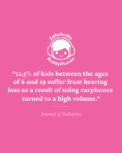 BuddyPhones Travel - Pink Travel